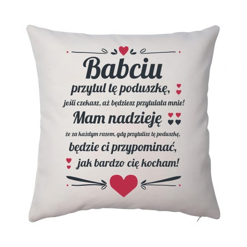 Poduszka babciu przytul te poduszke len.jpg