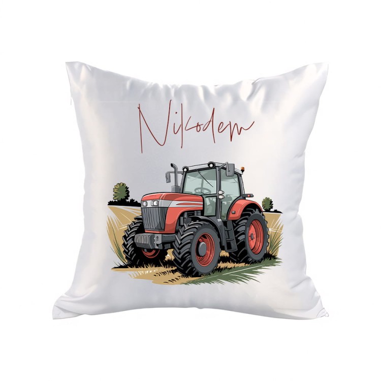 poduszka Nikodem traktor satyna.jpg