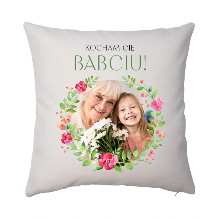 poduszka ze zdjeciem Kocham cię babciu len.jpg