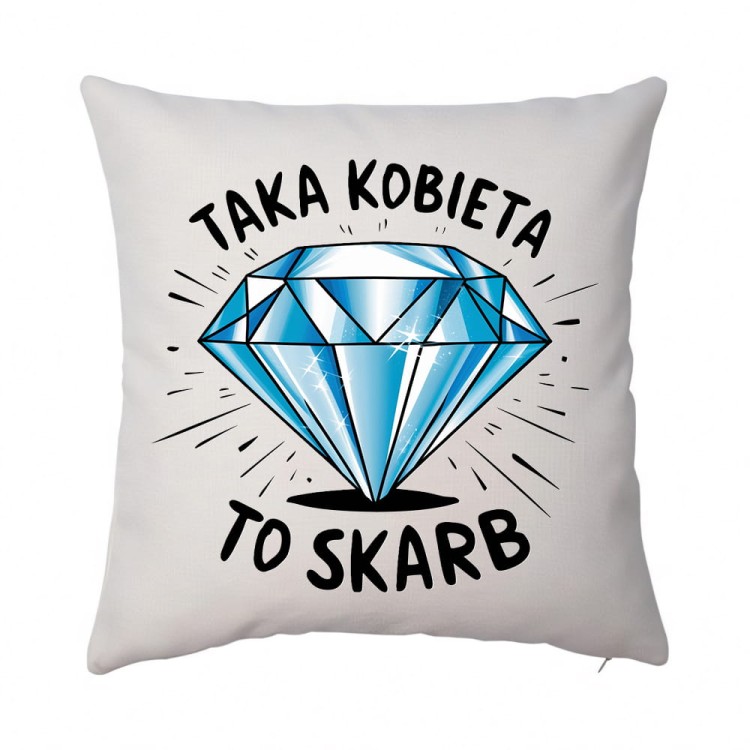poduszka taka kobieta to skarb len.jpg