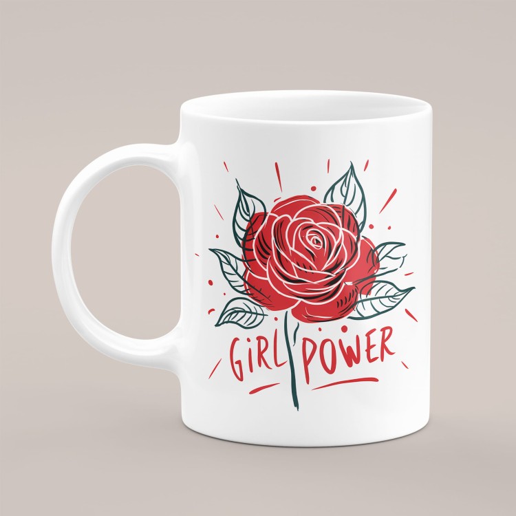 kubek girl power róża.jpg