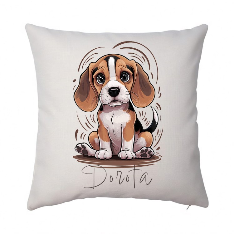 poduszka Beagle Dorota len.jpg