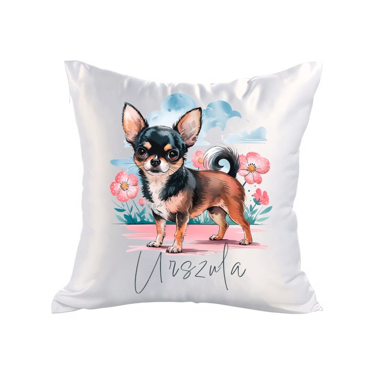 poduszka Chihuahua Urszula satyna.jpg