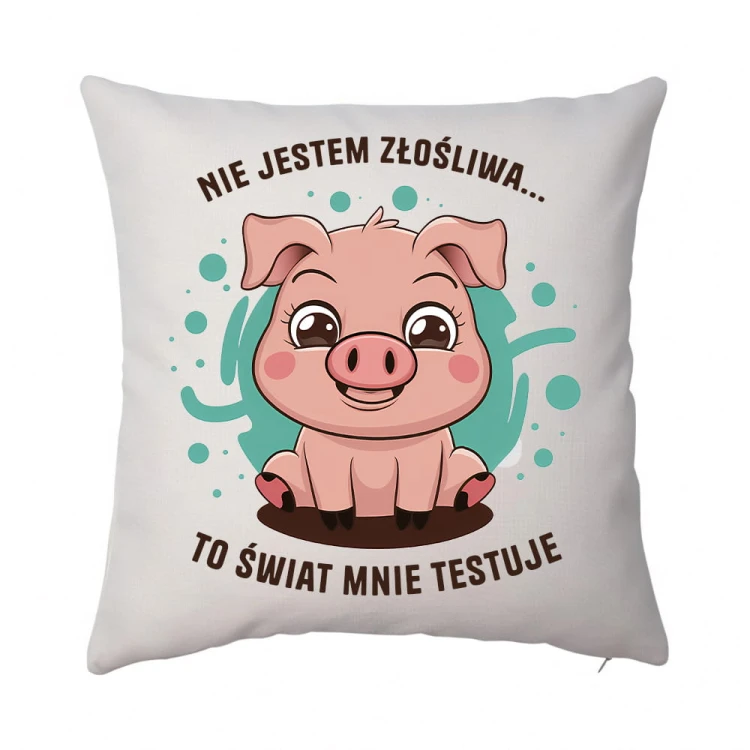 poduszka nie jestem złośliwa len.jpg