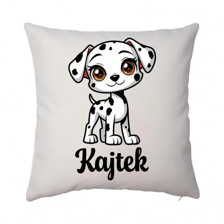 poduszka dalmatyczyk Kajtek len.jpg
