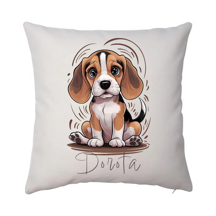 poduszka Beagle Dorota len.jpg
